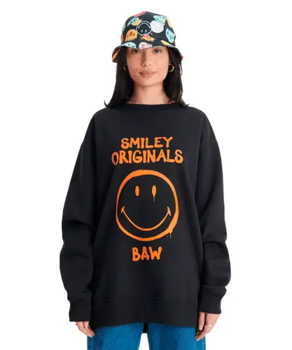 SWEATSHIRT BAW X SMILEY SPRAY