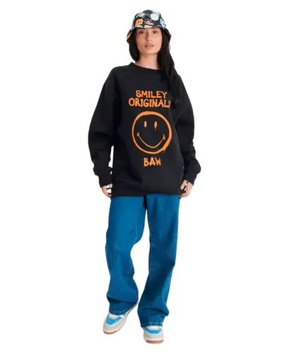 SWEATSHIRT BAW X SMILEY SPRAY