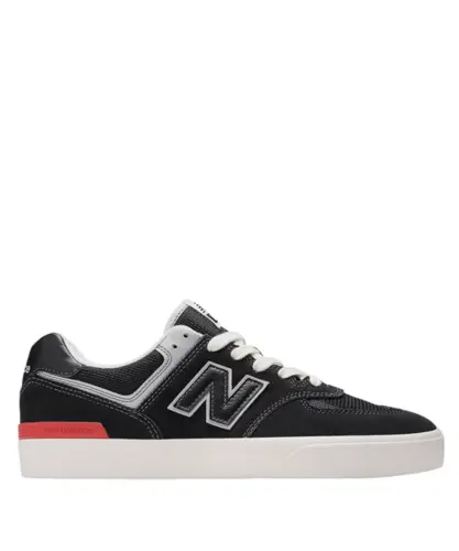 Tênis New Balance 574 Vulc Preto Bege Claro