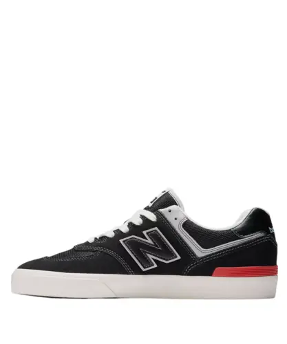 Tênis New Balance 574 Vulc Preto Bege Claro