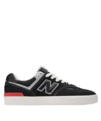 Tênis New Balance 574 Vulc Preto Bege Claro