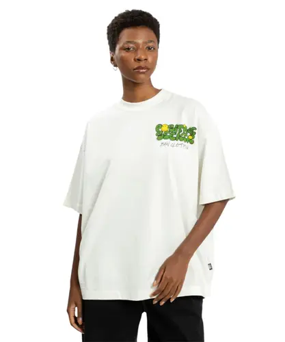 Camiseta Baw x Smiley Grow New Over Off White