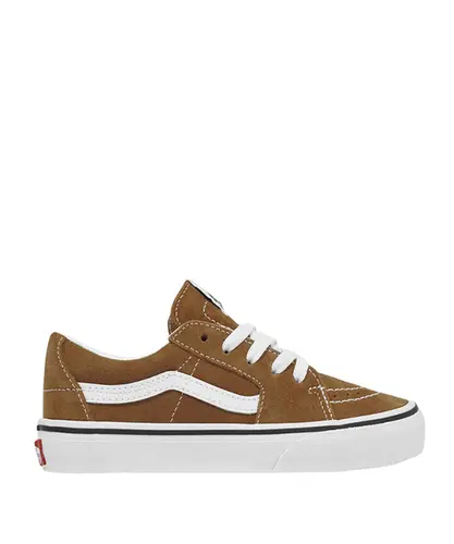 Tênis Vans Infantil Sk8-Low Suede Glazed Ginger