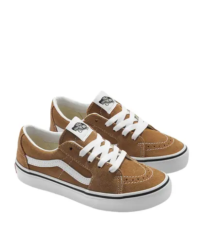 Tênis Vans Infantil Sk8-Low Suede Glazed Ginger