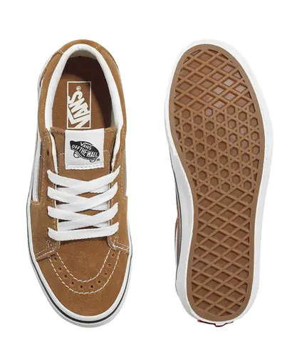 Tênis Vans Infantil Sk8-Low Suede Glazed Ginger