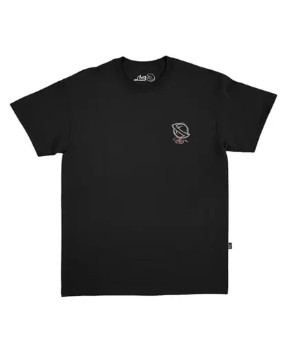 Camiseta Lost X Smurfs Smoked - Preto