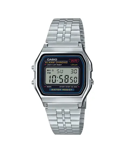 Relógio Casio Vintage Digital Prata Preto