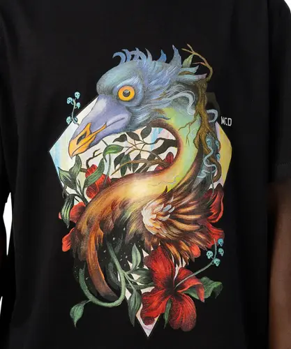 Camiseta MCD Pipa Pássaro Bailon Preto