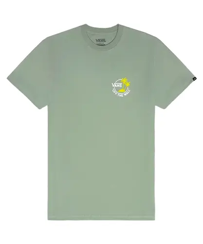 Camiseta Vans Classic Mini Dual Palm II - Iceberg Green