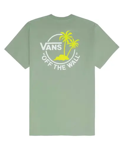 Camiseta Vans Classic Mini Dual Palm II - Iceberg Green