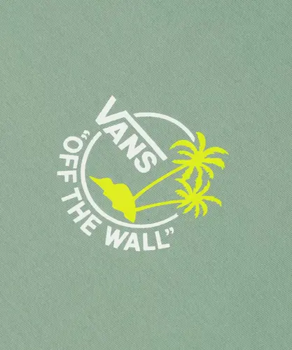 Camiseta Vans Classic Mini Dual Palm II - Iceberg Green