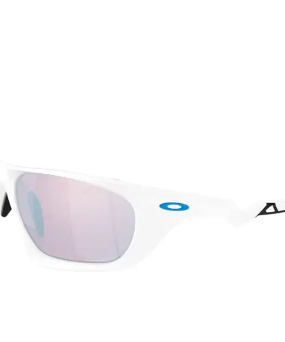 Óculos Oakley Lateralis Prizm Snow Sapphire Matte White - Óculos