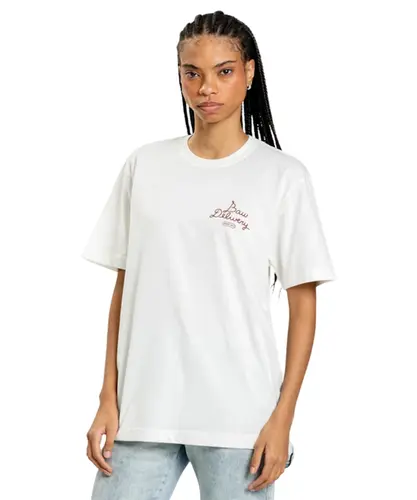 Camiseta Regular Baw Delivery Off White