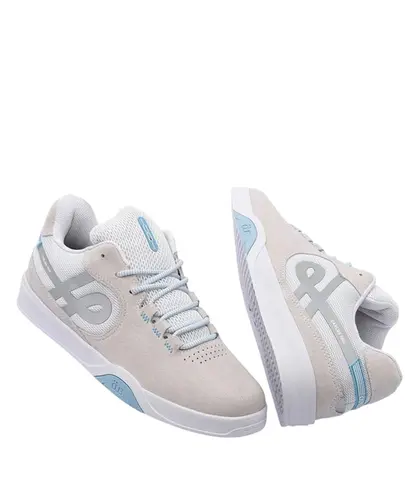 Tênis ÖUS Imigrante Essencial Iqui Branco Silver Reflex Azul
