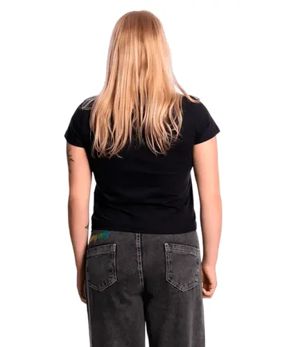 Camiseta Baby Look Fit BAW Looney Tunes - Preto