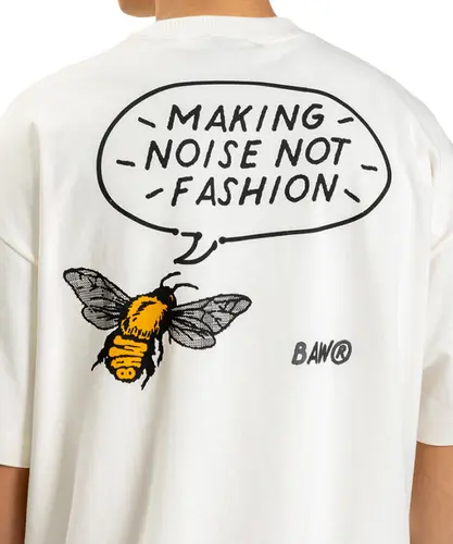 Camiseta Baw New Over Bee Off White
