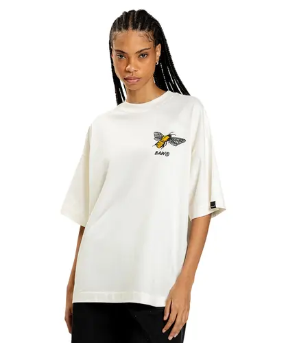 Camiseta Baw New Over Bee Off White