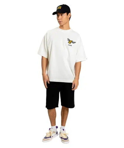 Camiseta Baw New Over Bee Off White