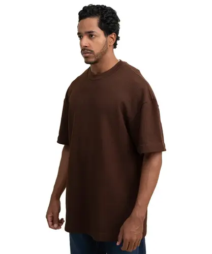 Camiseta Kayland Especial Wide Terra Natural Marrom