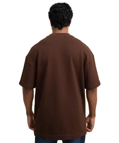 Camiseta Kayland Especial Wide Terra Natural Marrom