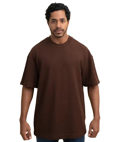 Camiseta Kayland Especial Wide Terra Natural Marrom