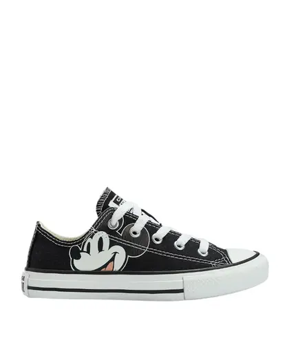Tênis Converse Kids Chuck Taylor All Star Ox Disney Mickey & Minnie Preto Branco
