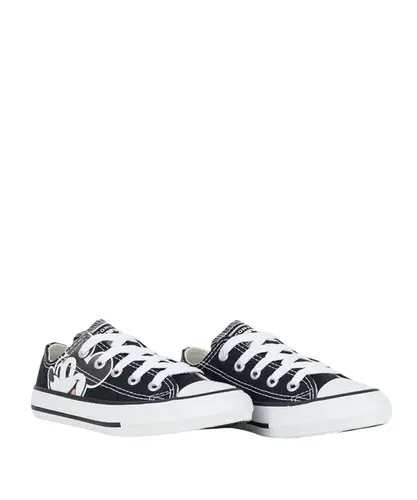 Tênis Converse Kids Chuck Taylor All Star Ox Disney Mickey & Minnie Preto Branco
