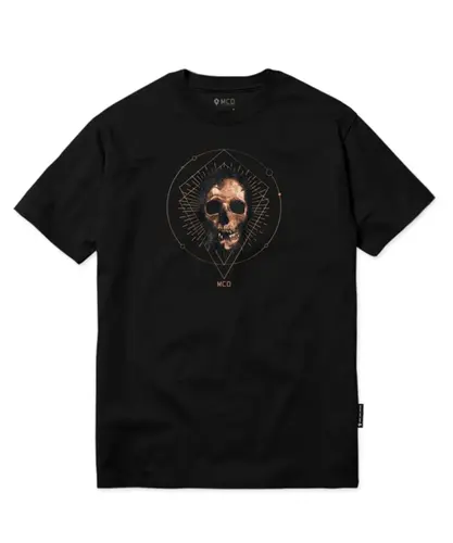 T-SHIRT OVERSIZED CAVEIRA DOURADA
