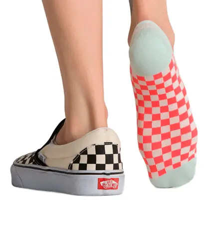 Meia Vans World Check Marshmallow