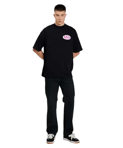 Camiseta Baw New Oversized Universe Preto