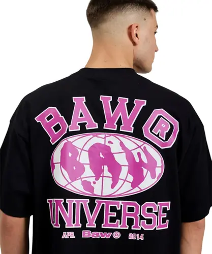 Camiseta Baw New Oversized Universe Preto
