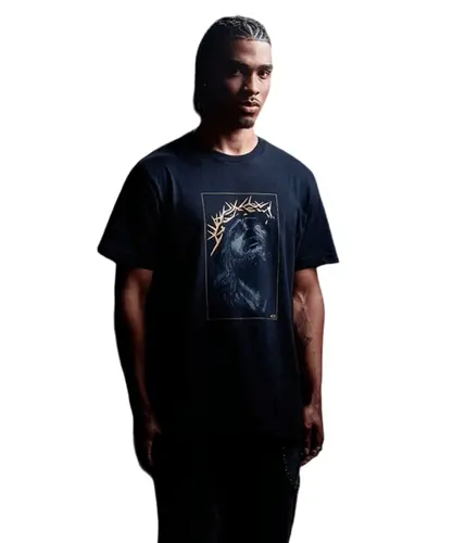 T-Shirt MCD Regular Cristo - Preto