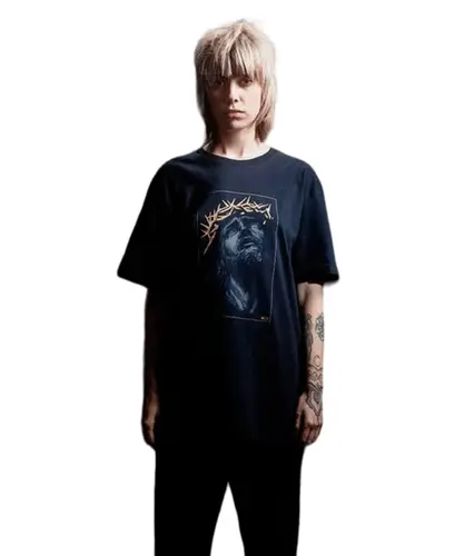 T-Shirt MCD Regular Cristo - Preto