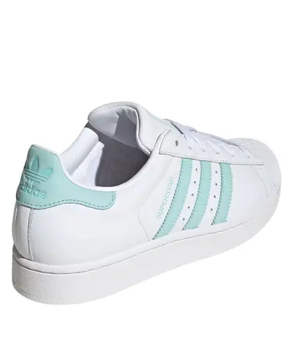 Tênis Adidas Superstar II W Cloud White Aqua