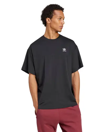 Camiseta Adidas Oversized Trefoil Essentials Black - Camiseta