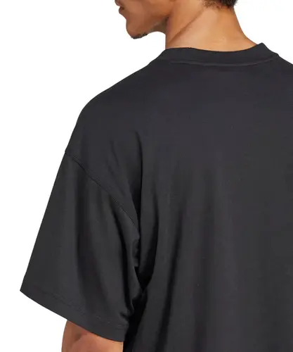 Camiseta Adidas Oversized Trefoil Essentials Black