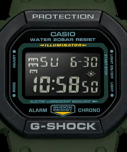 Relógio G-Shock DW-5610SU-3DR - Verde