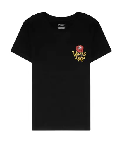 Camiseta Vans Loves Me Crew Tee Preto
