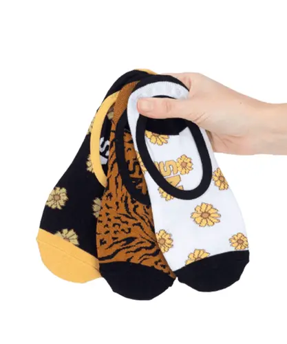 Meia Vans Sunflower Animash Canoodle Kit 3 Pares - Multi