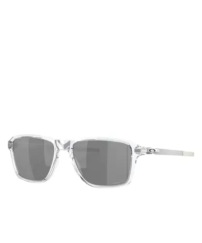 Óculos Oakley Wheel House Polished Clear Polarized Black