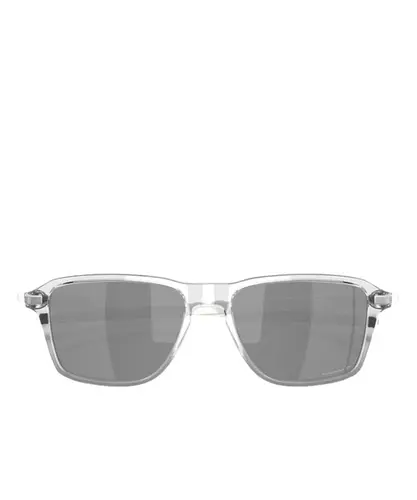 Óculos Oakley Wheel House Polished Clear Polarized Black