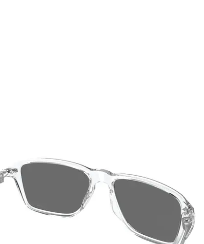 Óculos Oakley Wheel House Polished Clear Polarized Black
