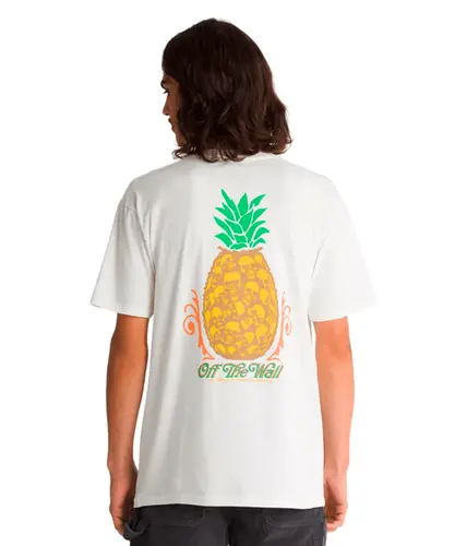 Camiseta Vans Pineapple Skull - Marshmallow