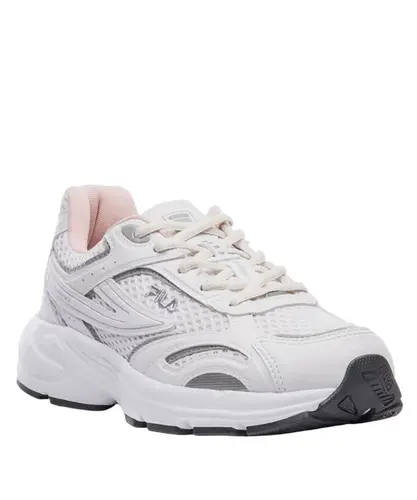 Tênis Fila Runner 2K Branco Cinza Rosa
