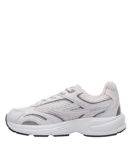 Tênis Fila Runner 2K Branco Cinza Rosa