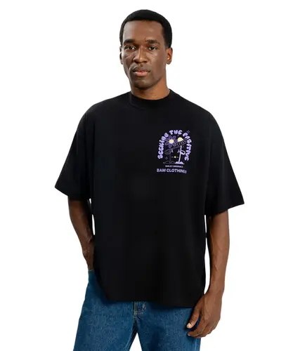 Camiseta Baw New Over X Smiley Positive Preto