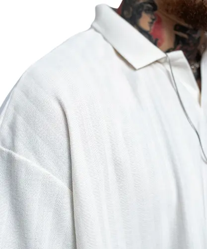 Camiseta Polo Approve Master Off White