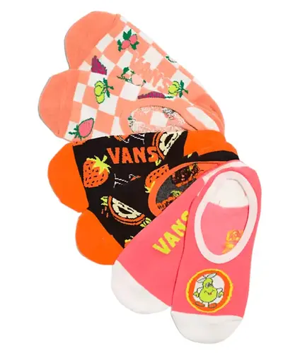 Meia Vans Let There Be Fruit Canoodle Scarlet