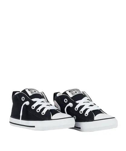 Tênis Converse Kids Chuck Taylor All Star Street Mid Essential Preto Branco