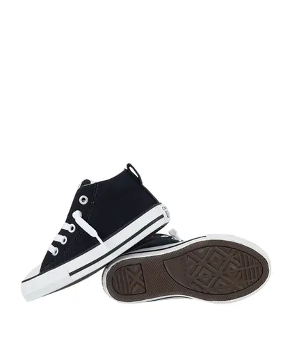 Tênis Converse Kids Chuck Taylor All Star Street Mid Essential Preto Branco